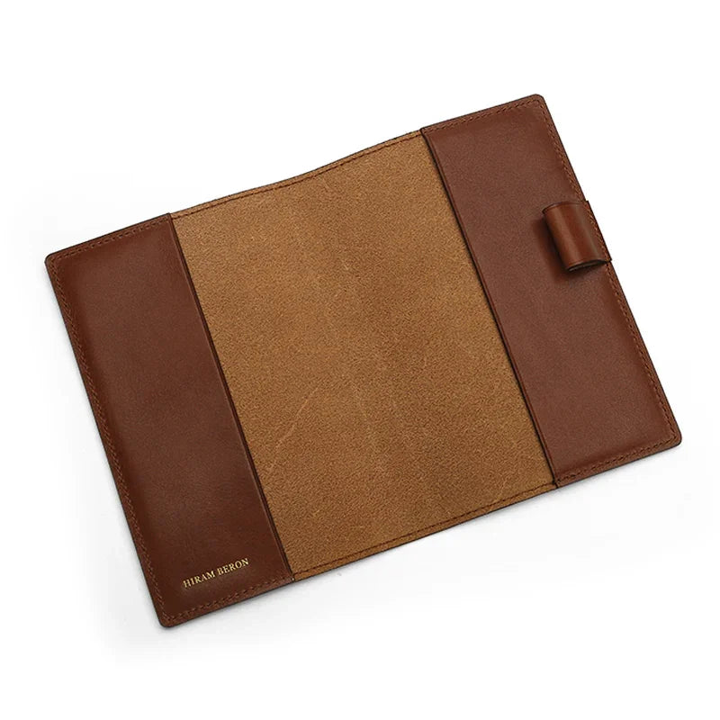 Italian leather notebook cover
