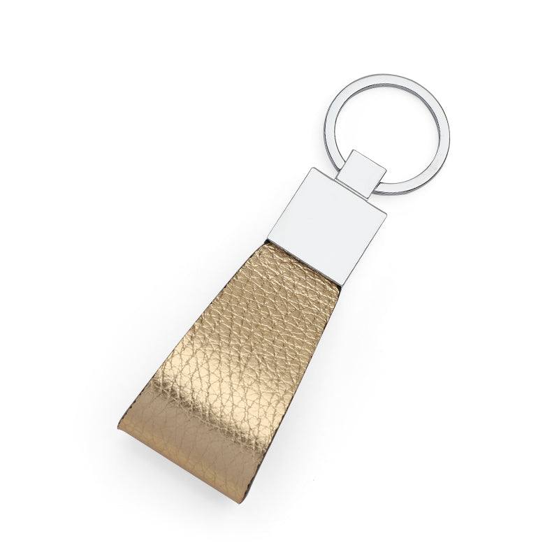 Keychain - Top Grain Pebble Cow Leather from Italy