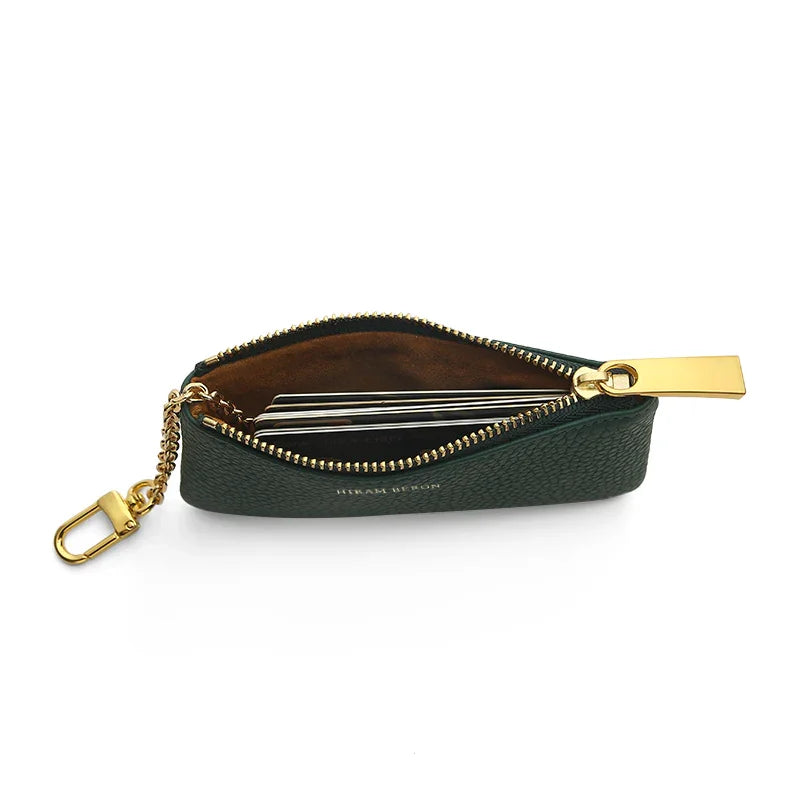 Key Chain Case - Top Grain Pebble Pattern Cow Leather