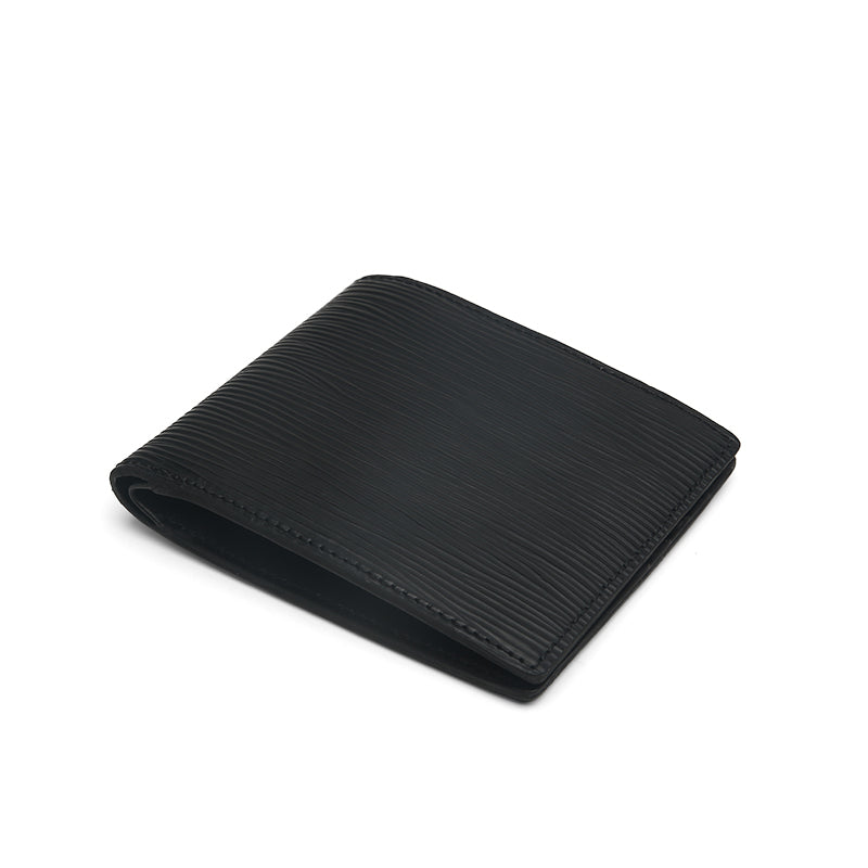 Men Leather Wallet - EPI Pattern Top Grain Cow Leather