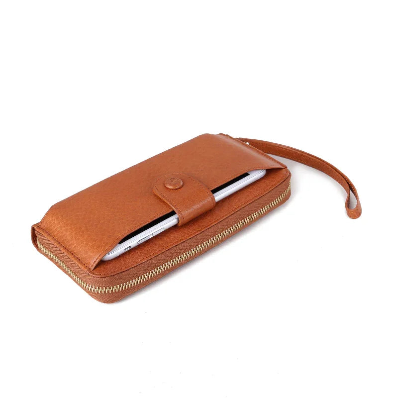 Purse Wallet Women - Top Grain Italian Vegetable Tanned Leather