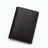 Classic Black premium top grain leather travel passport holder minimalist style, customized corporate gifts manufacturing.