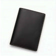 Classic Black premium top grain leather travel passport holder minimalist style, customized corporate gifts manufacturing.