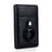 black airtag wallet with white background