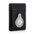 Black leather card holder with AirTag slot, slim wallet design for everyday carry