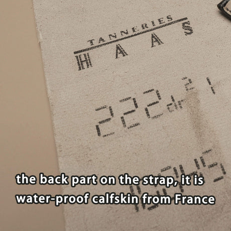 zermatt calfksin water-proof material for watch strap