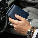leather money clip wallet
