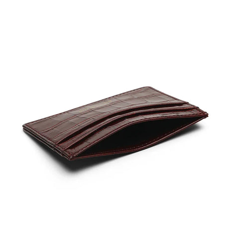 Close-up for the top opening pocket for card wallet