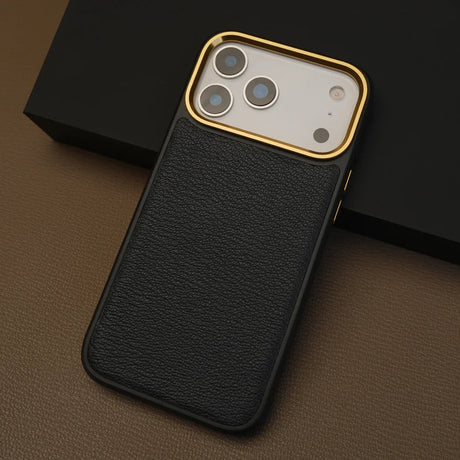 black France goat skin iphone 17 pro max case