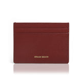Card Case-Epsom Pattern Top Grain Leather from Italy