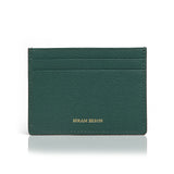 Card Case-Epsom Pattern Top Grain Leather from Italy