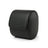 Black saffiano leather watch roll case on a white background