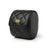 Black caviar pattern leather watch roll case with gold plate logo brand name" HIRAM BERON" on it
