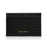 Card Case - Black Python Skin