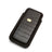 Luxury crocodile texture leather phone case with gold plaque, premium men's accessory