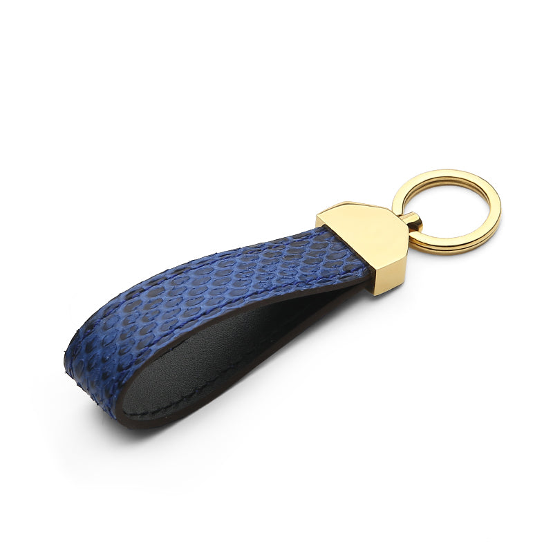 Key Fob -  Natural Genuine Python Skin from Italy
