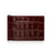 Front View of Brown Crocodile Pattern Money Clip wallet