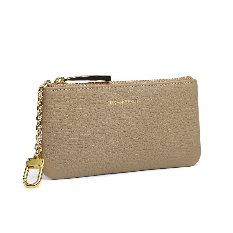 Key Chain Case - Top Grain Pebble Pattern Cow Leather from China