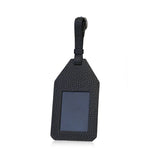 the back of the airtag luggage tag