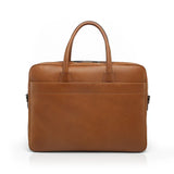 the back of the Italian Veg-Tanned Leather Briefcase