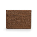 Card Case - Pebble Pattern Top Grain Leather from Italy