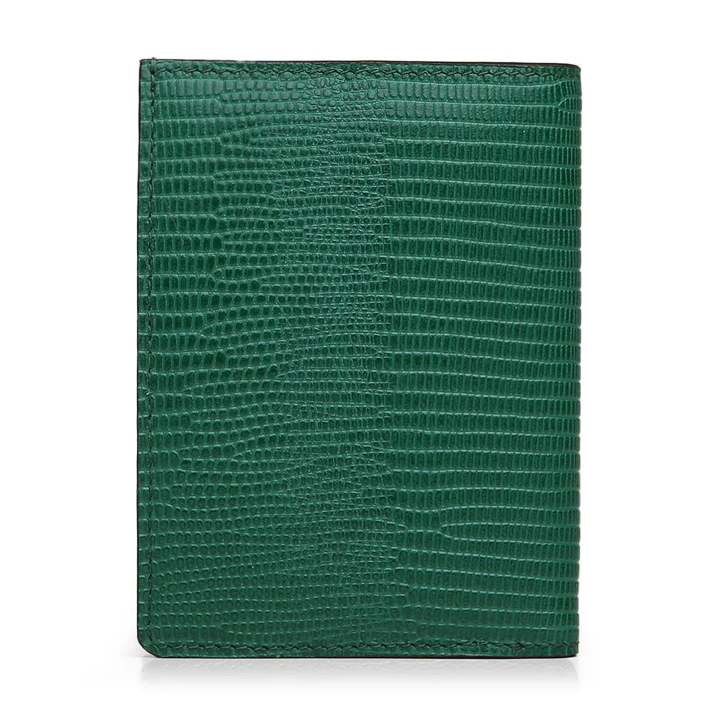 back view of the green wallet