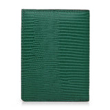 back view of the green wallet