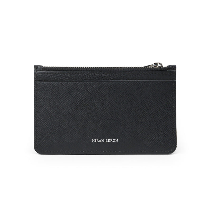 Zipper Card Case - Epsom Pattern Top Grain Cow Leather from China