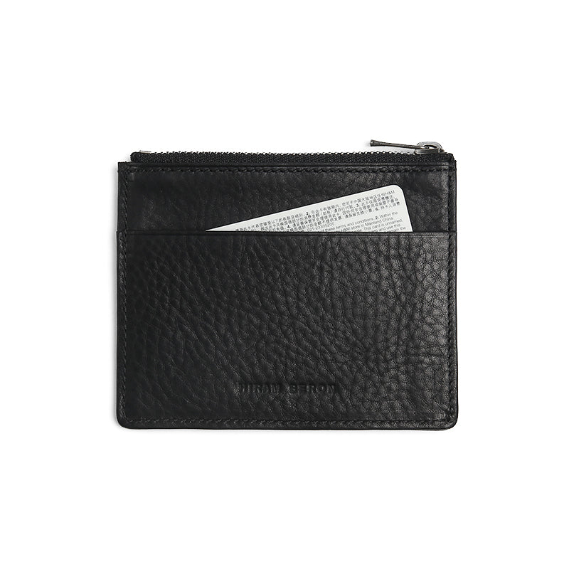 Full Grain Italian Vegetable Tanned Leather Zipper Case