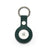 Dark green epsom leather Apple AirTag keychain wholesale