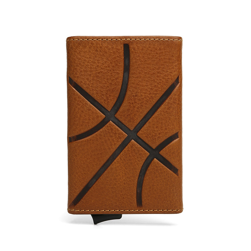 POP Up Card Case - Full Grain Italian Vegetable Tanned Leather (RFID Blocking)
