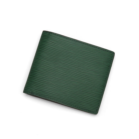 Men Leather Wallet - EPI Pattern Top Grain Cow Leather