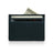 navy blue buttero leather card case with brand name HIRAM BERON on it