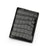 Glossy Black crocodile patterned passport holder on a white background