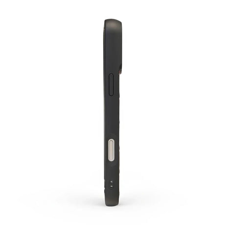 the close-up of the edge for phone case on a white background