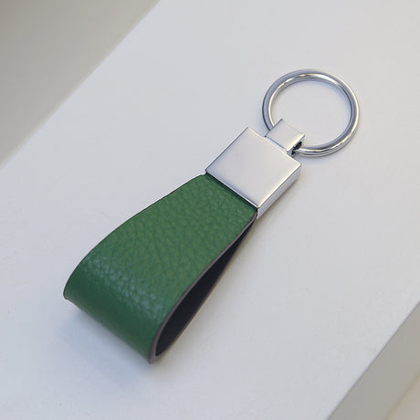 Key Fob - Top Grain Italian Pebble Cow Leather