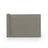 light grey leather wallet with money clip on a white background