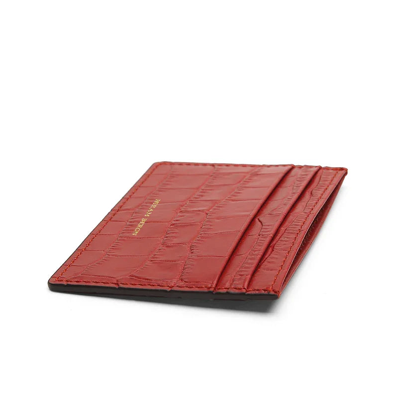 close-up of the painting oil edge of the red card holder
