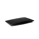 top pocket of black python skin card case
