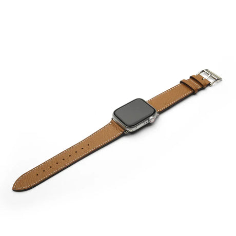 light brown leather watch strap