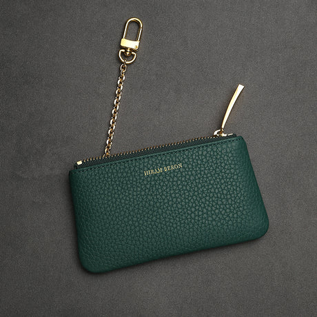 Key Chain Case - Top Grain Pebble Pattern Cow Leather from China