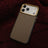 Etoupe France Goat Skin iPhone Case on a burgundy background