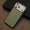 Avacado France Goat Skin iPhone 17 Pro Max Case