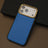 Bleu Hydra France Goat Skin iPhone Case