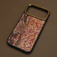 Detail shot of MagSafe Python Skin Phone case