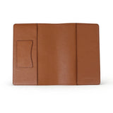 brown leather notebook cover
