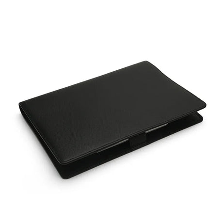 black leather notebook cover A5