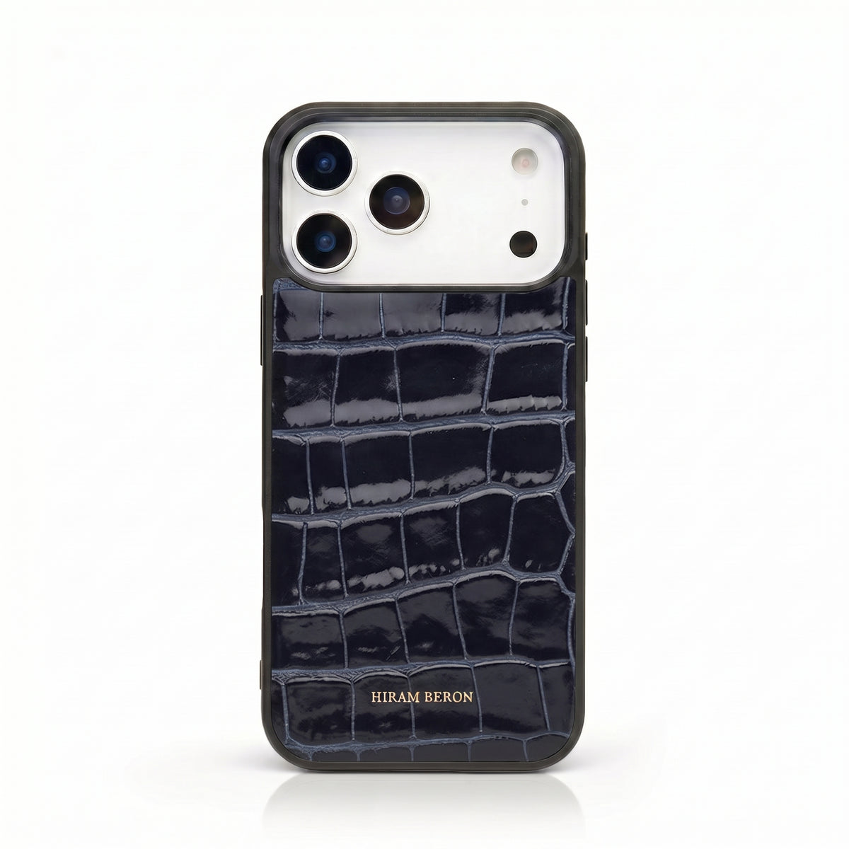 iPhone Case - Italian Calfskin with Embossed Crocodile Pattern (MagSafe)