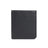 Black leather wallet on a white background